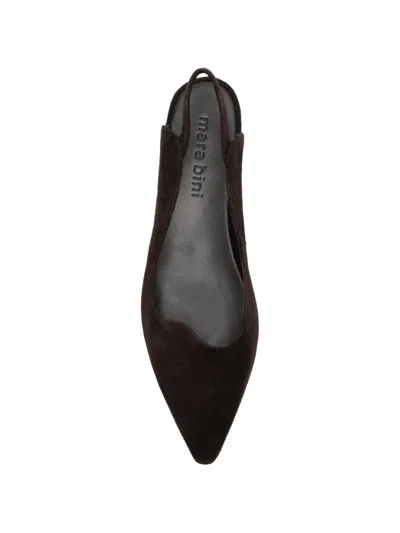 Mara Bini Pointed Flat Pumps In Black