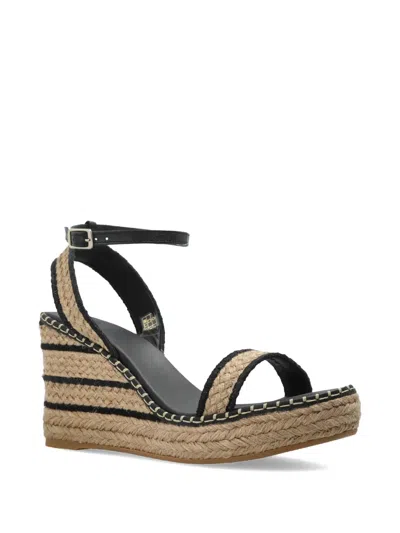 Castaã±er Striped Wedge Espadrilles In Multi
