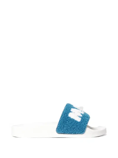 Marni Logo Slides In Blue