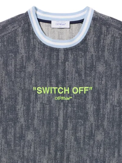 Off-white Ss_switch Off Arrow T-shirt In Blue