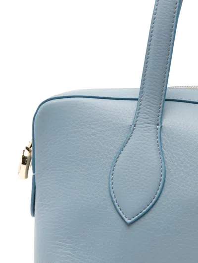 Joseph Top Handle Leather Shoulder Bag In Blue