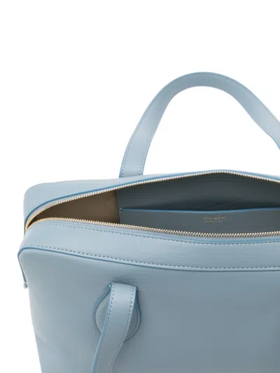 Joseph Top Handle Leather Shoulder Bag In Blue
