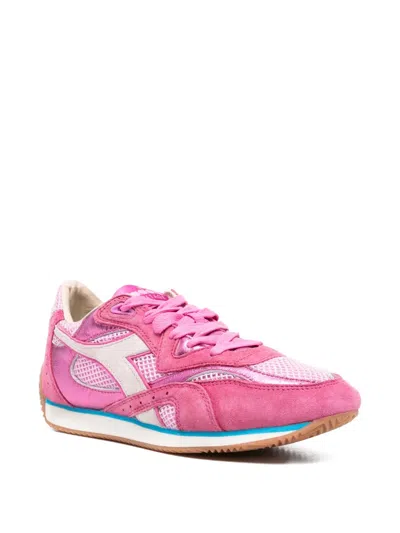 Diadora Equipe Revenge Leather Sneakers In Multi