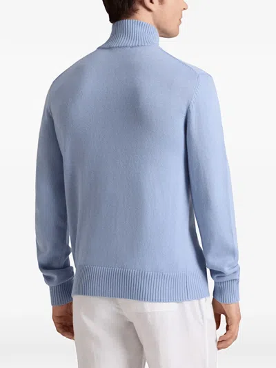 Vilebrequin Zipped Cardigan In Blue
