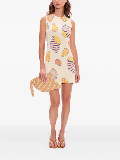 Simon Miller Tulip Clutch Bag In Neutral