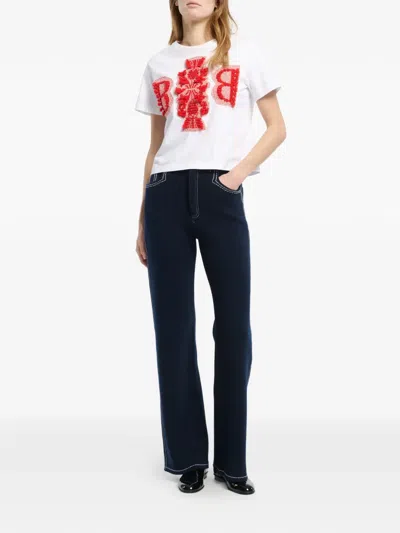 Barrie Logo-patch T-shirt In White