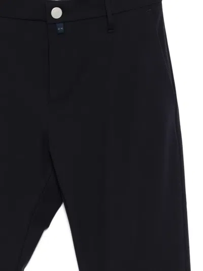 Jacob Cohen Button Trousers In Blue