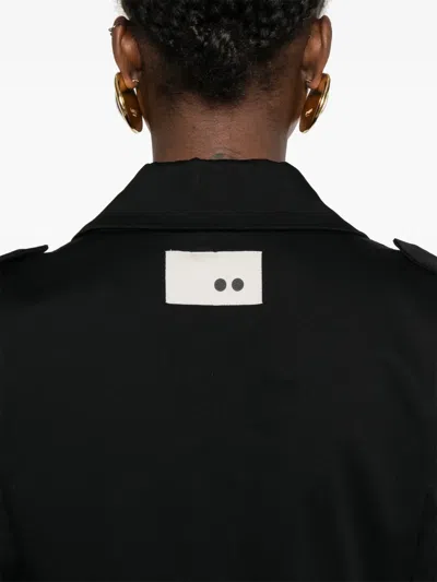 The M Brigida Button Jacket In Black