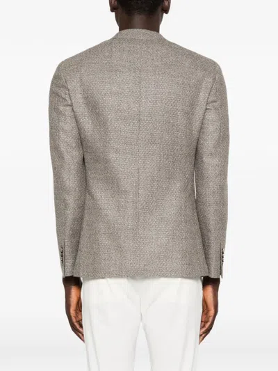 Gabriele Pasini Buttoned Blazer In Neutral