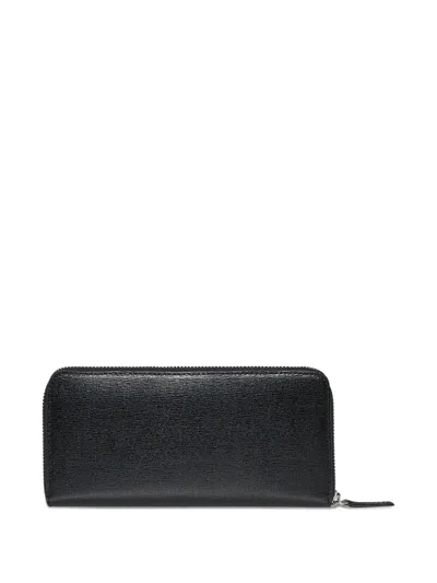 John Richmond Logo Zip Wallet In Black