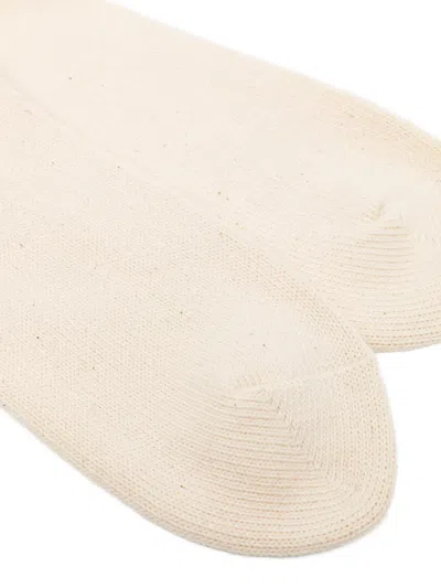 Anonymous Ism Striped Socks In Neutral