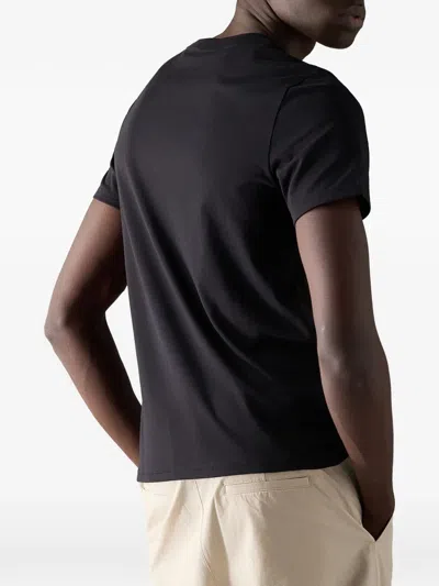 Moose Knuckles Logo-print T-shirt In Black