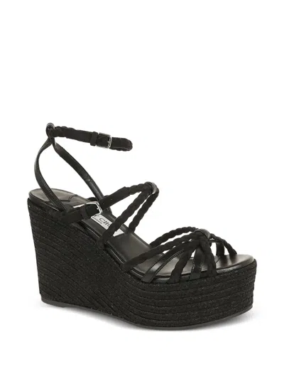 Jimmy Choo Sophisticated Woven Design Pumps With Adjustable Ankle Strap In Animal Print