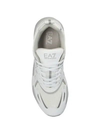 Ea7 Ace Runner Sneakers In White