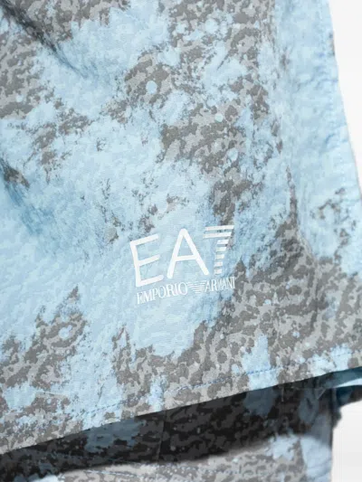 Ea7 Dynamic Athlete Shorts In Blue