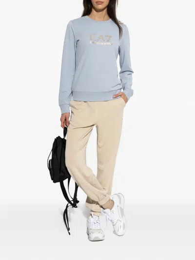 Ea7 Evolution Sweatshirt In Blue