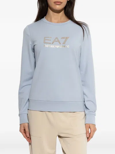 Ea7 Evolution Sweatshirt In Blue