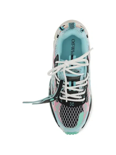 Off-white Multicolor Polyester Athletic Sneakers In Multi