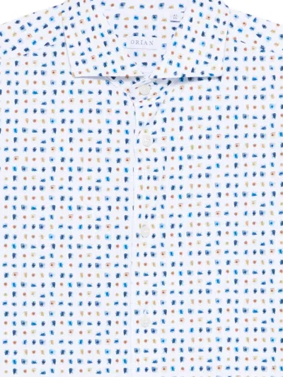 Orian Patterned Shirt In Blue