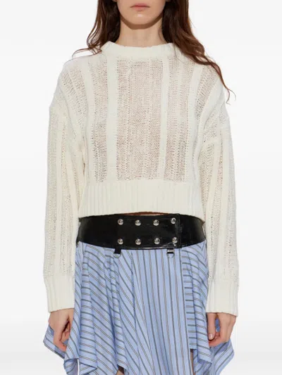 Iro Long-sleeved Sweater In Neutral