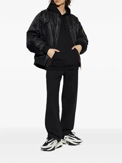 Balmain Drawstring Trousers In Black