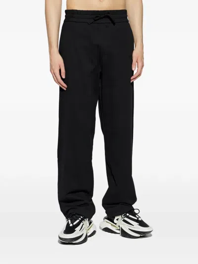 Balmain Drawstring Trousers In Black