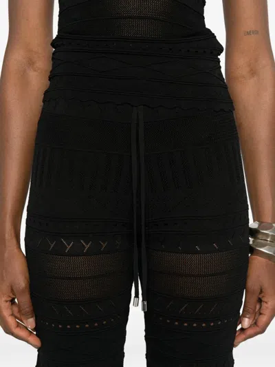 Ermanno Firenze Drawstring Trousers In Black