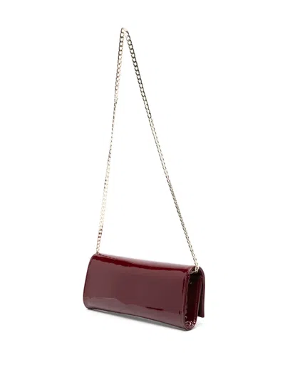 Castagna Chain Shoulder Bag In Red