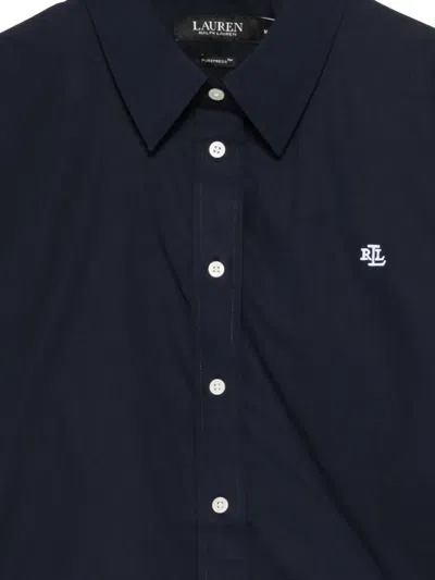 Ralph Lauren Button Front Shirt In Blue
