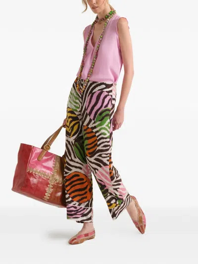 Maliparmi Printed Trousers In Multi