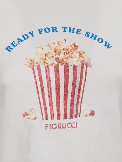 Fiorucci Popcorn Print Baby T-shirt In White