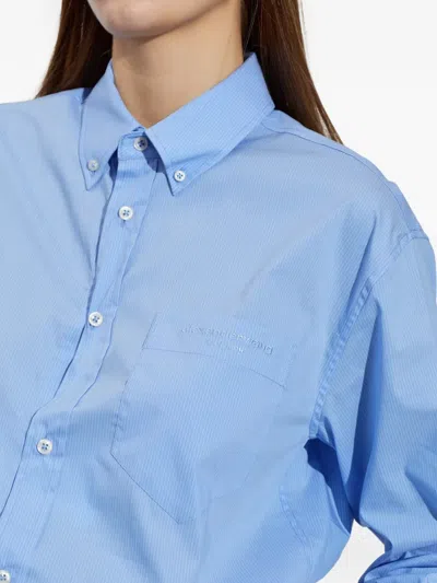 Alexander Wang Alexanderwang Mixed Media Romper Skort In Blue