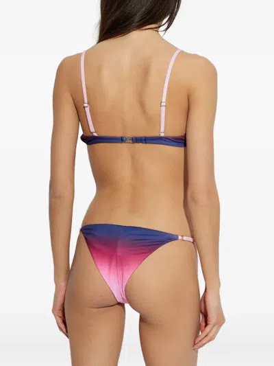 Casablanca Gradient-effect Bikini Bottom In Multi