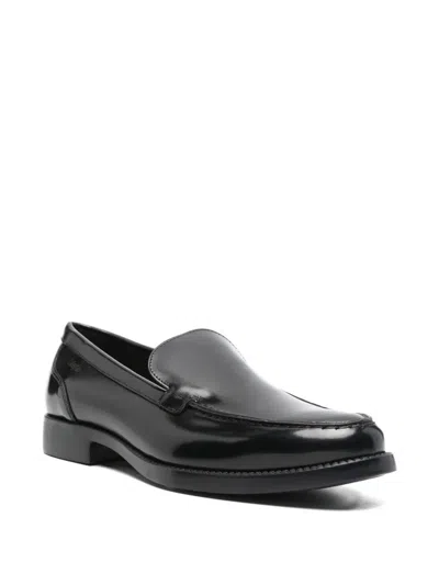 Callaghan Brian Leather Loafers In Blue