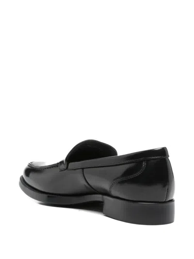 Callaghan Brian Leather Loafers In Blue
