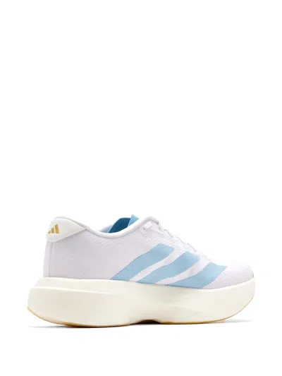Adidas Originals Womens Adidas Adizero Evo Sl In Ftwr White/clear Blue/matte Gold