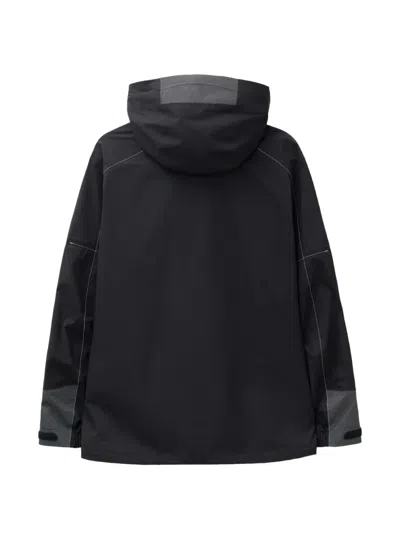 And Wander Black Pertex Shield Waterproof Technical Jacket In Black