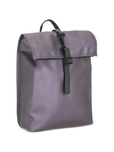 Rains Mini Rolltop Backpack In Purple