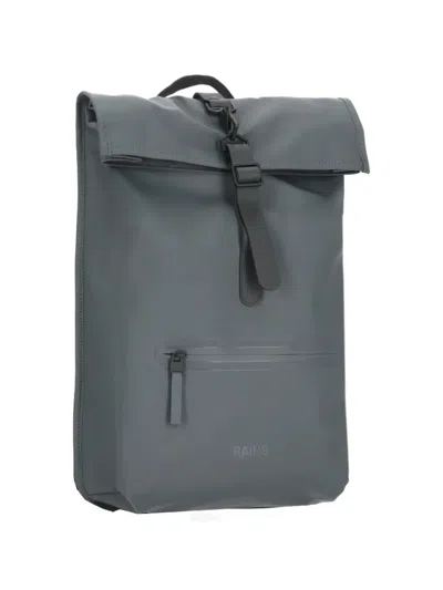 Rains Roll-top Backpack In Gray