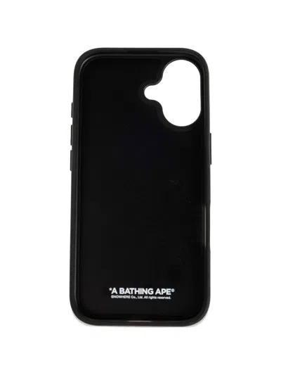 A Bathing Ape Solid Camo Iphone 17 Case Phone Case In Black