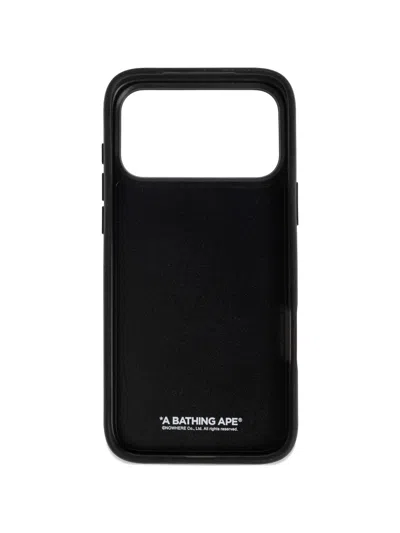 A Bathing Ape Solid Camo Iphone 17 Pro Max Case In Black