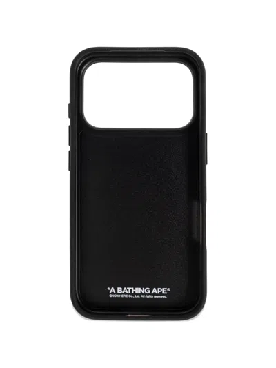 A Bathing Ape Solid Camo Iphone 17 Pro Case In Black