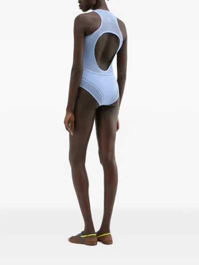 Maccapani Open Back Does-all One Piece In Blue