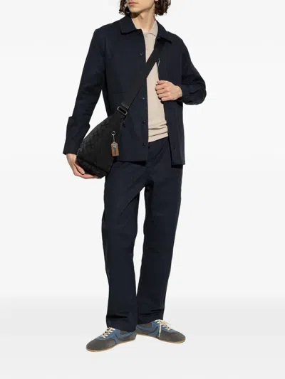 Samsoe & Samsoe Elasticated-waist Trousers In Brown