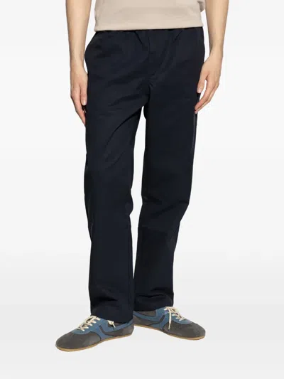 Samsoe & Samsoe Elasticated-waist Trousers In Brown