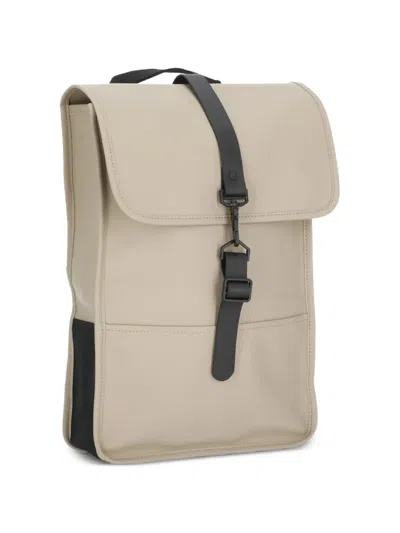 Rains Mini Flap-top Backpack In Neutral