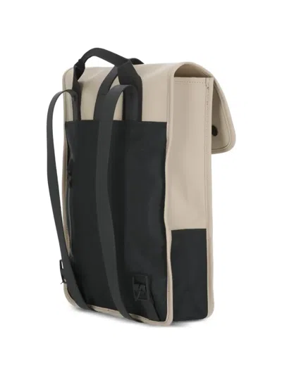 Rains Mini Flap-top Backpack In Neutral
