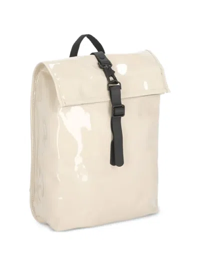 Rains Mini Rolltop Backpack In Neutral