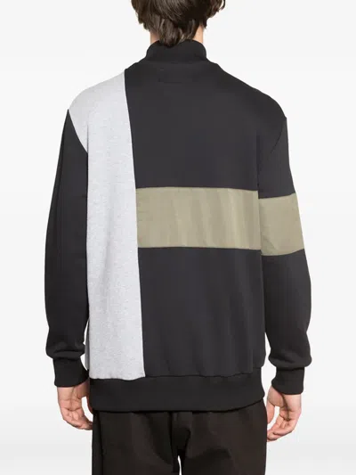 拼贴设计立领卫衣