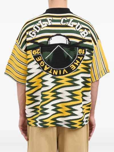 Pdf Patchwork Polo Shirt In Multi